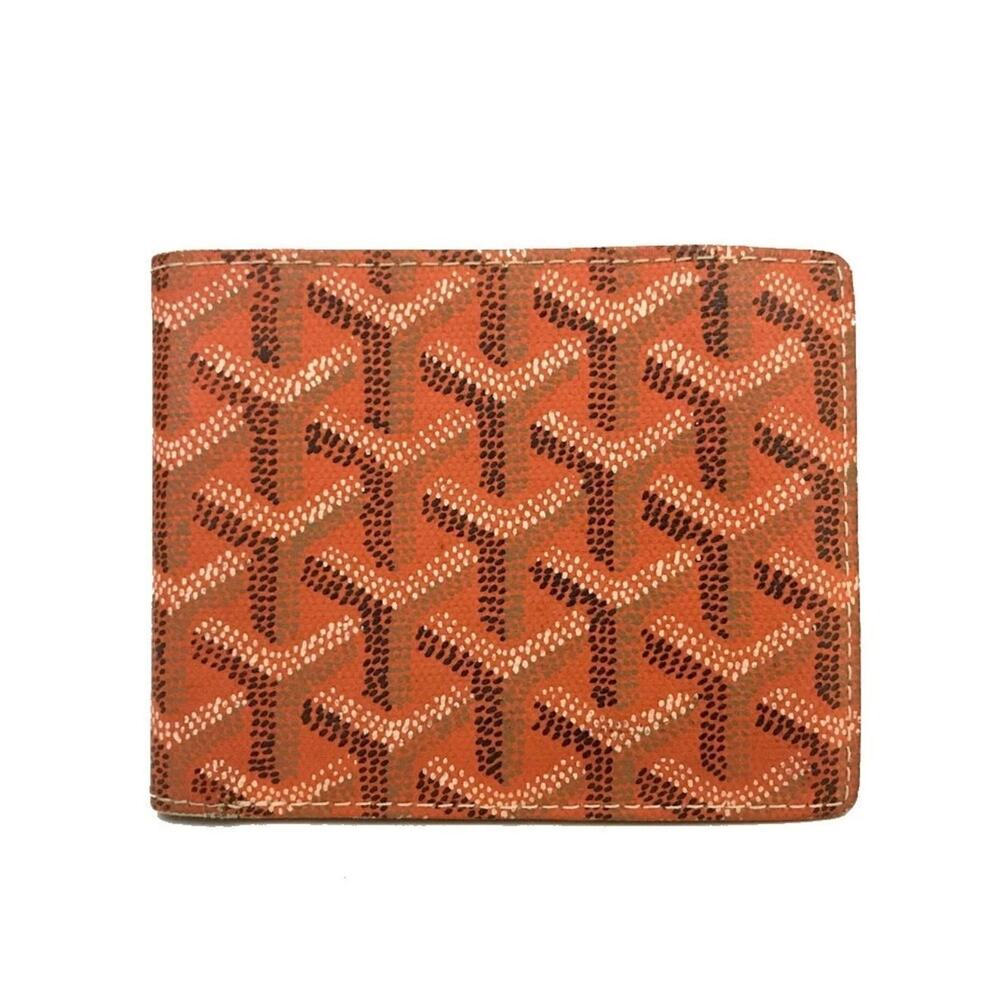 Goyard Victoire Goyardine Orange Cardholder